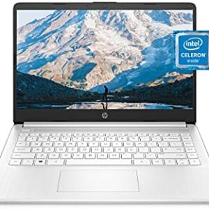HP 14 Laptop, Intel Celeron N4020, 4 GB RAM, 64 GB Storage, 14-inch Micro-edge HD Display, Windows 11 Home, Thin & Portable, 4K Graphics, One Year of Microsoft 365 (14-dq0040nr, Snowflake White)  ElectronicsRufus AIRufus AI