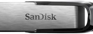 SanDisk 128GB Ultra Flair USB 3.0 Flash Drive - SDCZ73-128G-G46, black
