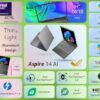 Acer Aspire 14 AI Copilot+ PC | 14" WUXGA Display | Intel Core Ultra 7 Processor 256V | NPU: Up to 47 Tops - GPU: Up to 64 Tops | Intel ARC 140V | 16GB LPDDR5X | 1TB SSD | Wi-Fi 6E | A14-52M-72S0 : Electronics - Image 12