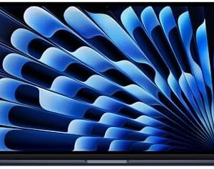 Apple 2025 MacBook Air 15-inch Laptop with M4 chip: Built for Apple Intelligence, 15.3-inch Liquid Retina Display, 16GB Unified Memory, 256GB SSD Storage, 12MP Center Stage Camera, Touch ID; Midnight : Electronics